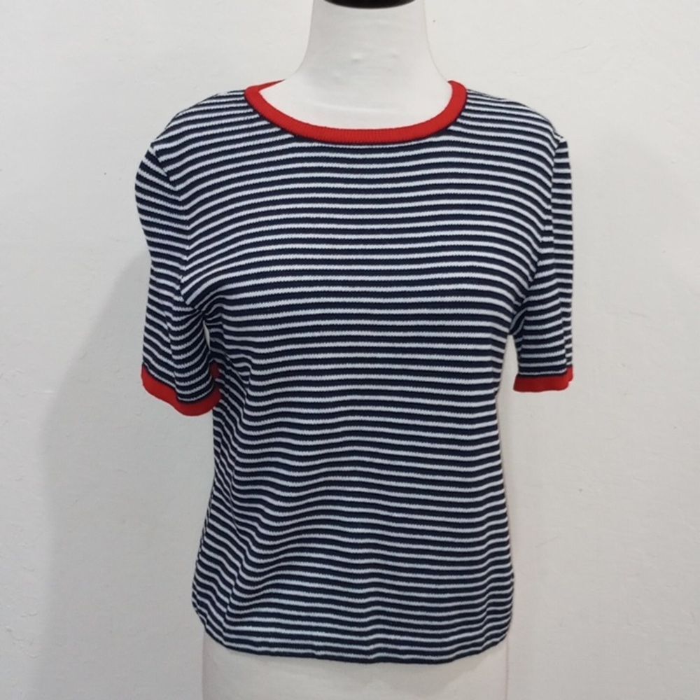 St. John Sport By Marie Gray Knit Top, Size M - Vintage!